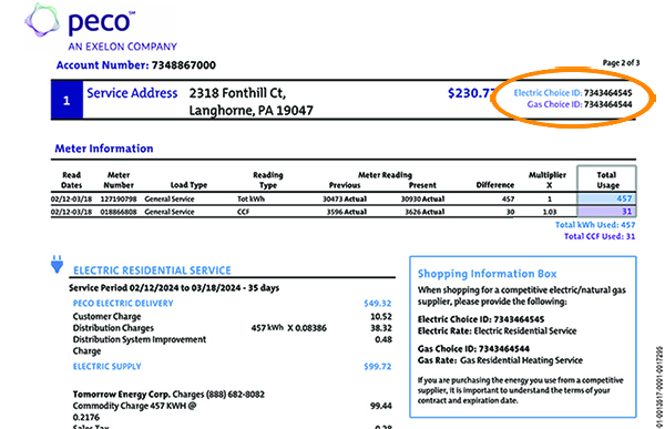 Electric Suppliers & Rates